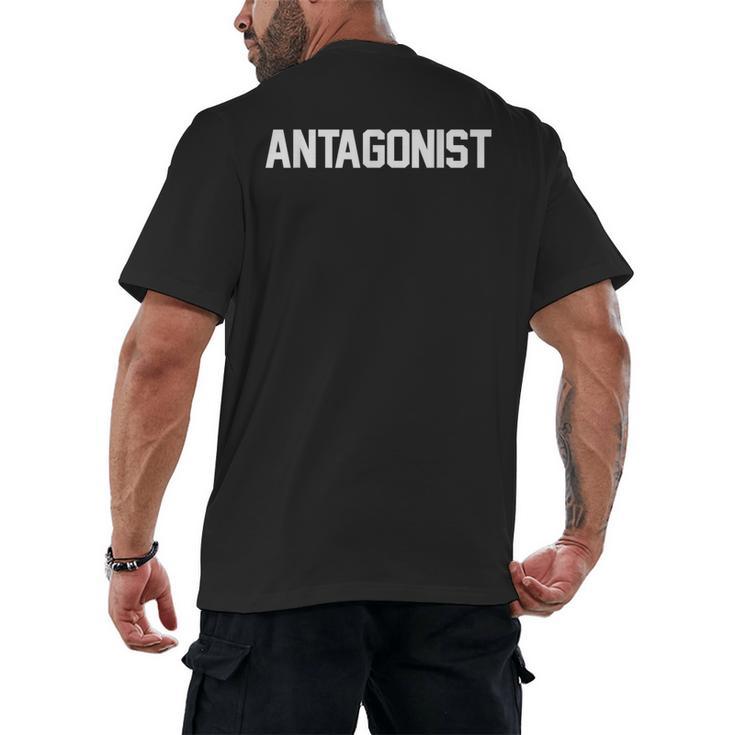 Antagonist English Literature Teacher Costume T Shirt Men's Back Print T-Shirt