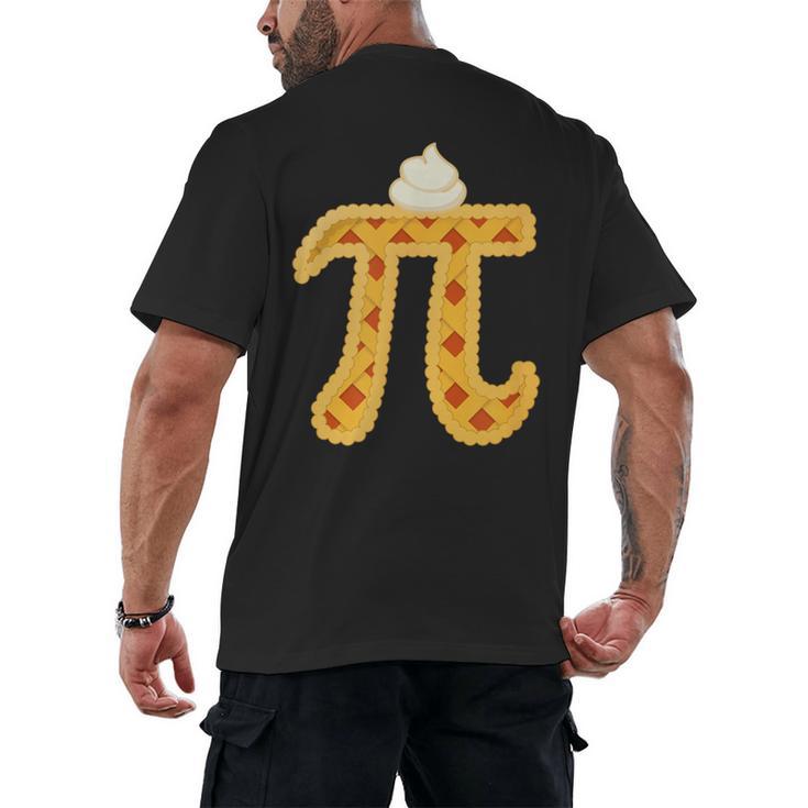 Apple Pi Pie Pun Math Teacher Pi Day 2020 Men's Back Print T-Shirt