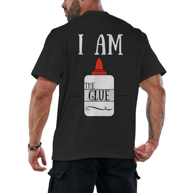 Art Teacher T-Shirt I Am The Glue Men's Back Print T-Shirt, trending gift Art Teacher T-Shirt I Am The Glue Men's Back Print T-Shirt, trending gift