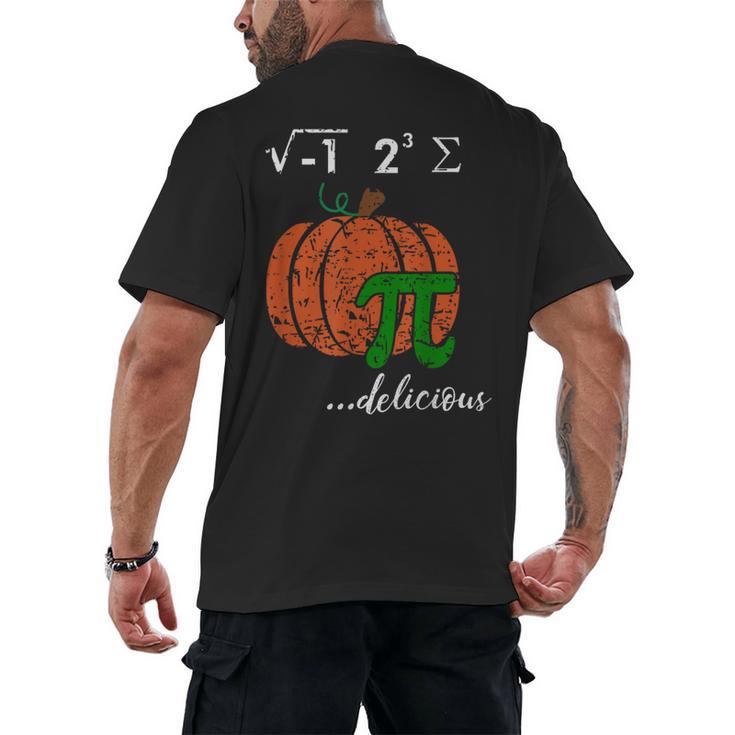 I Ate Some Pumpkin Pi Pie Math Teacher Halloween For Men Women Kids Men's Back Print T-Shirt