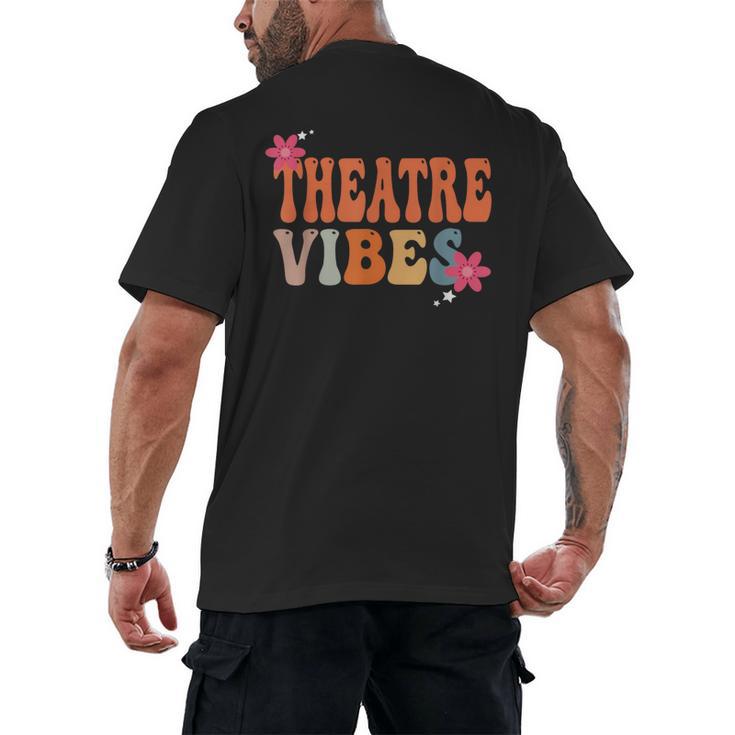 Theatre Vibes Teacher Man Women Youth Auditorium Concert Tee Men's Back Print T-Shirt