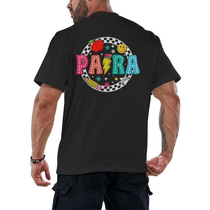 Back To School Para For Men Women Teacher Men's Back Print T-Shirt