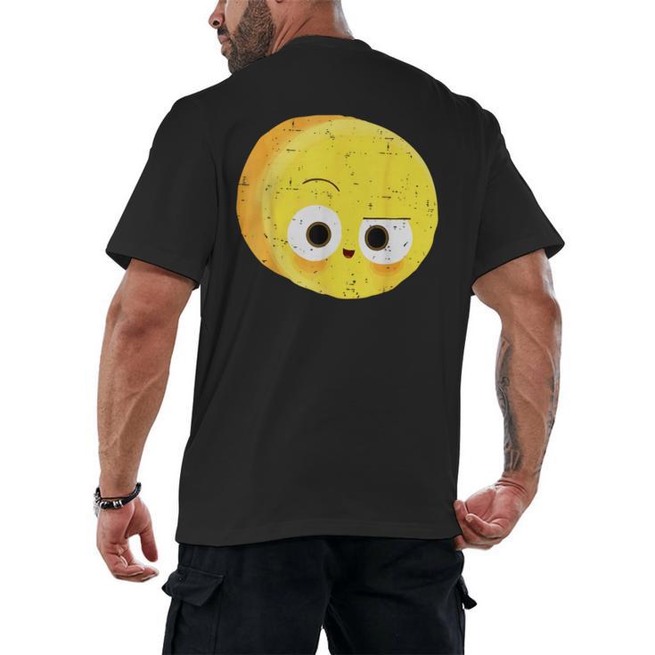The Big Cheese Good Egg Teacher Halloween Costume Food Group Men's Back Print T-Shirt