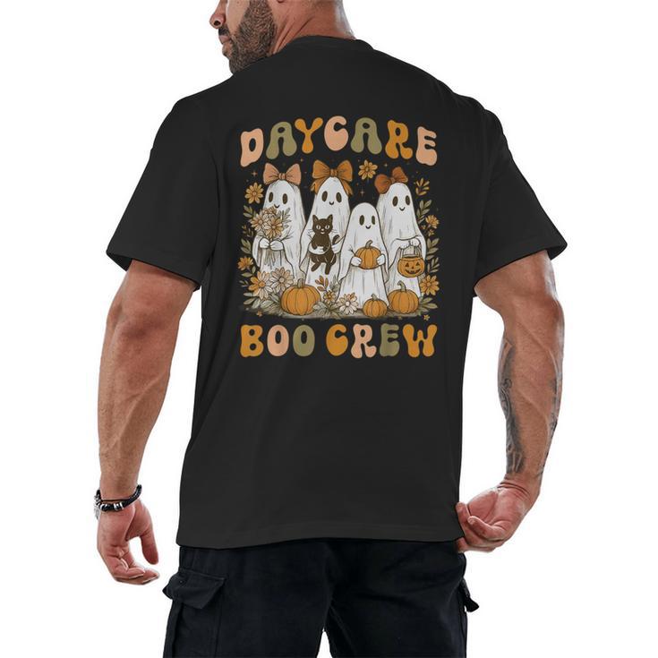 Boo Crew Daycare Teacher Matching Halloween Costume Ghost Men's Back Print T-Shirt