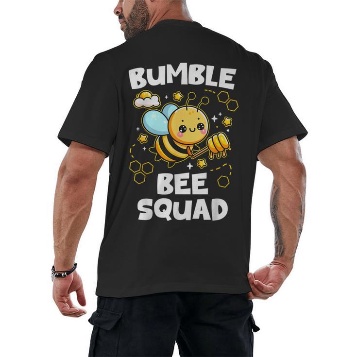 Bumble Bee Squad Honey Bumblebee Teacher Team Group Men's Back Print T-Shirt