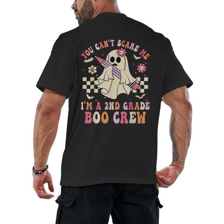 You Can't Scare Me Im A 2nd-Grade Boo Crew Teacher Halloween Men's Back Print T-Shirt, trending gift You Can't Scare Me Im A 2nd-Grade Boo Crew Teacher Halloween Men's Back Print T-Shirt, trending gift