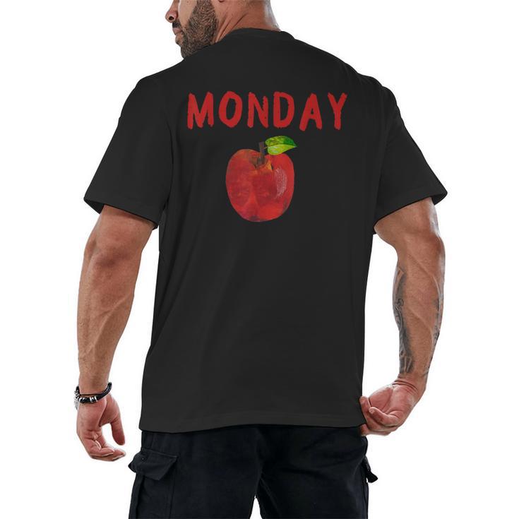 Caterpillar Friday Fruit Kindergarten Teacher Men Women Kids Men's Back Print T-Shirt