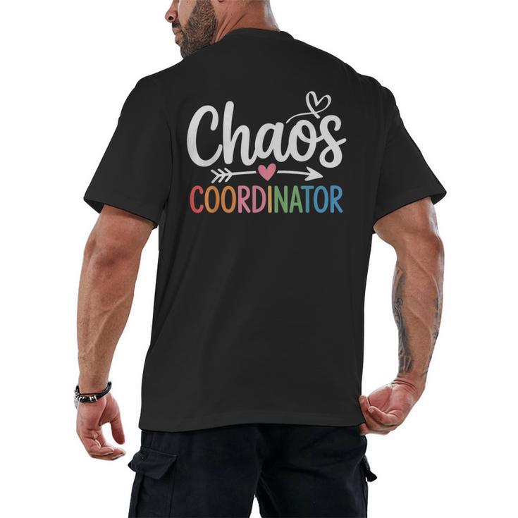 Chaos Coordinator Teacher Student Back To School 2025 Men's Back Print T-Shirt, trending gift Chaos Coordinator Teacher Student Back To School 2025 Men's Back Print T-Shirt, trending gift