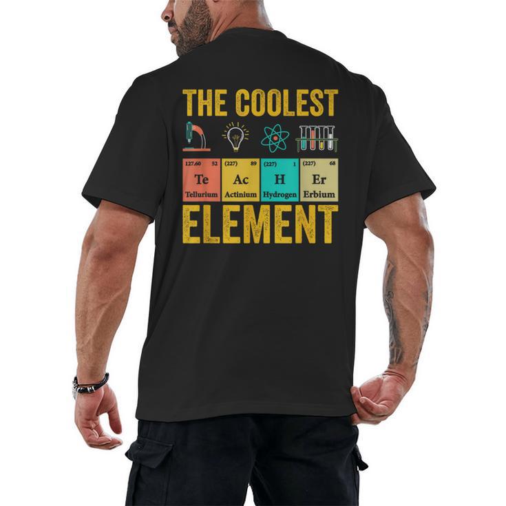 Chemistry Teacher Element Science Student Chemist Men's Back Print T-Shirt