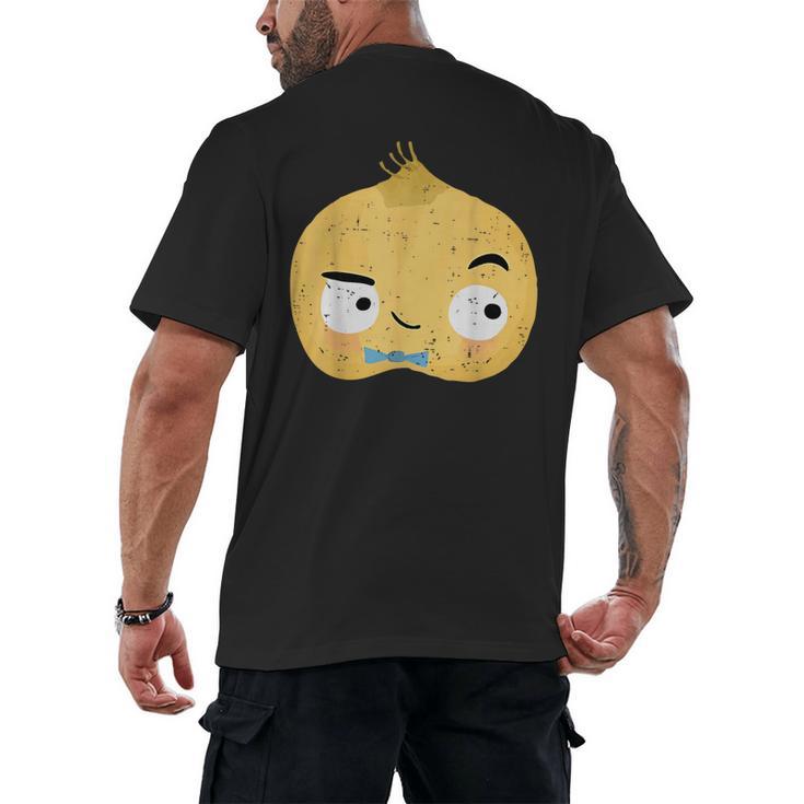 The Cool Bean Good Egg Teacher Halloween Costume Food Group Men's Back Print T-Shirt