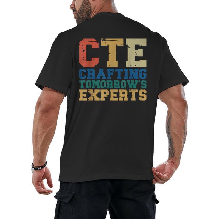 CTE Teacher Education Career Technical Men's Back Print T-Shirt