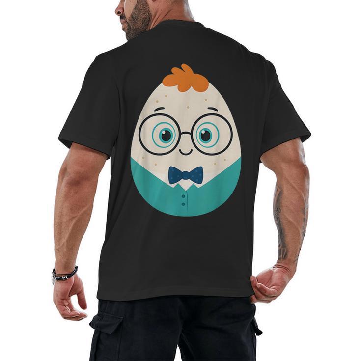 Cute Good Egg Teacher Halloween Costume Food Group Men's Back Print T-Shirt