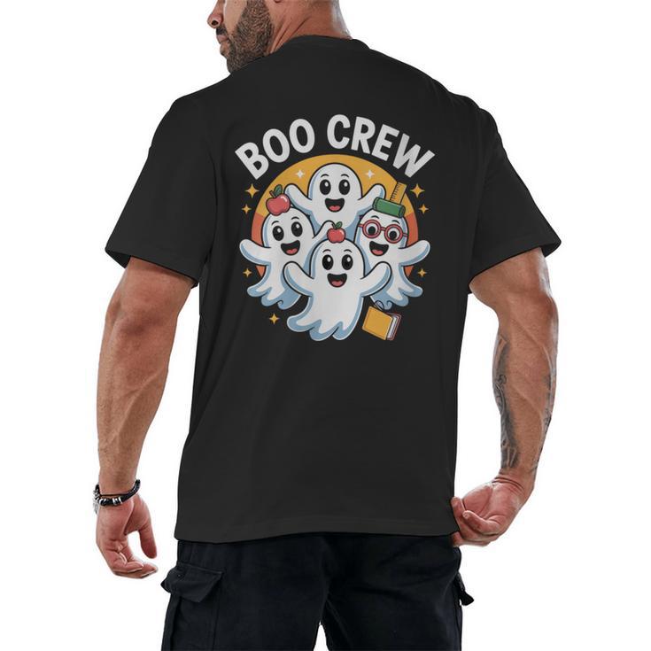 Cute Group Matching Teachers Halloween Men's Back Print T-Shirt