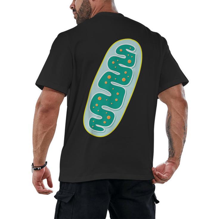 DIY Mitochondria Costume Biology Teacher Halloween Men's Back Print T-Shirt