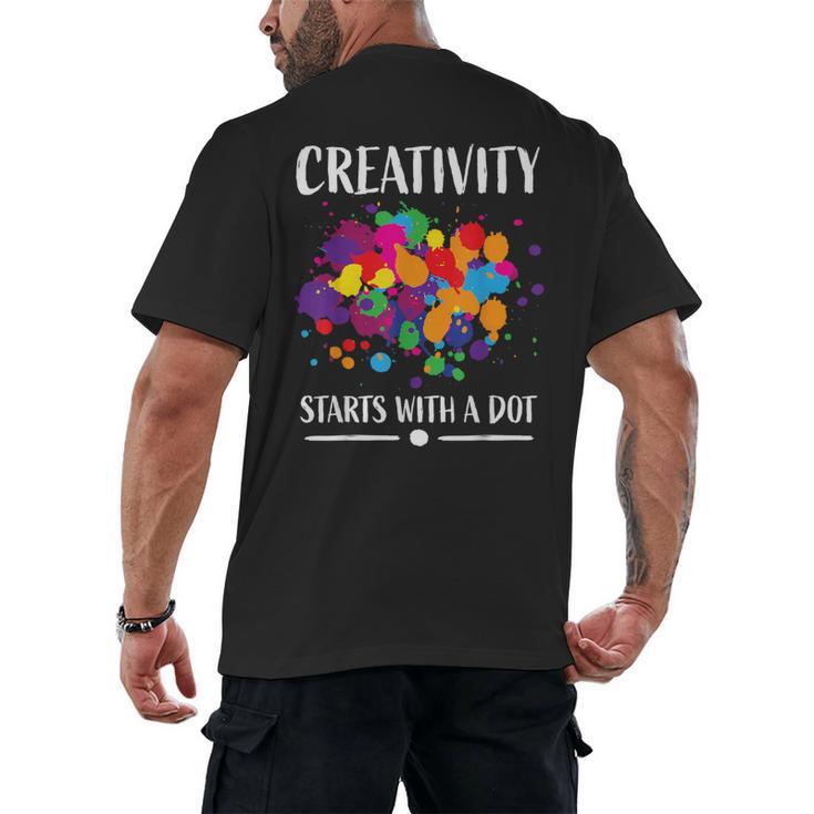 Dot Day Shirt Women Men Kids Girls Boys Teacher 2024 Dot Day Men's Back Print T-Shirt