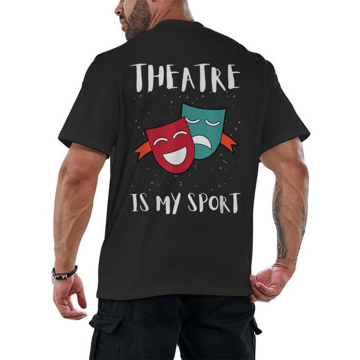 Drama Teacher For Theatre And Performing Arts Men's Back Print T-Shirt