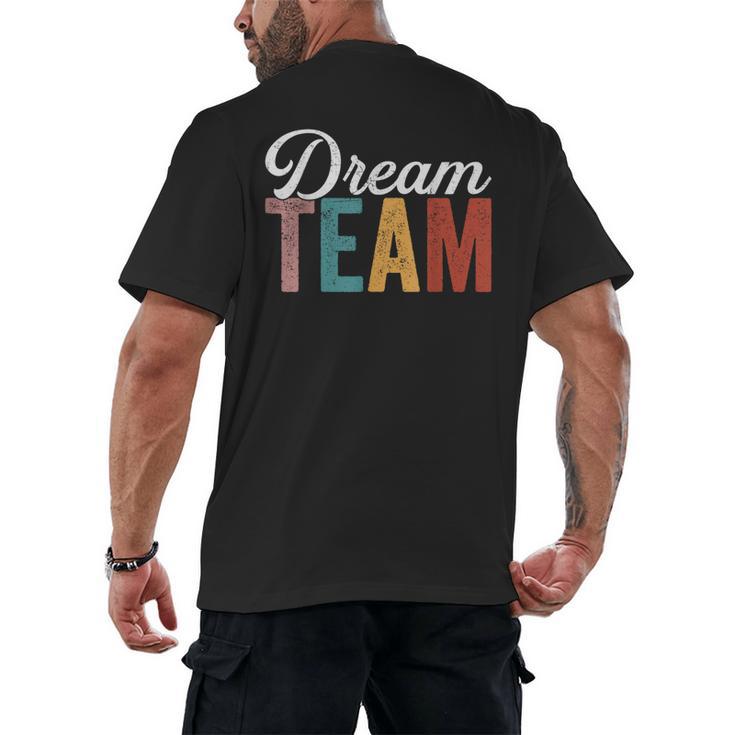 Dream Team Last Day Of School Back To School Teacher Kids Men's Back Print T-Shirt