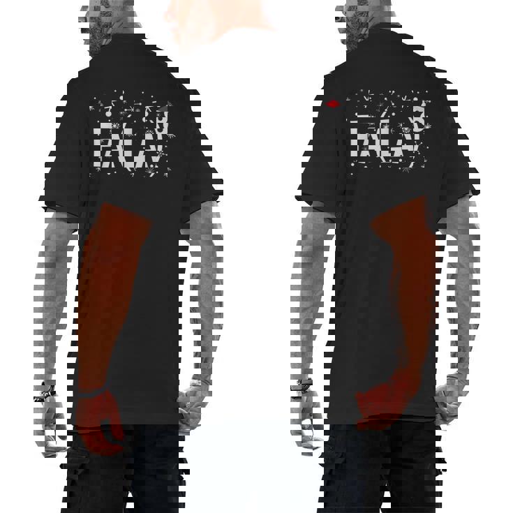 Fa La 8 Shirt Math Teacher Christmas Men&#x27;s Back Print T-Shirt