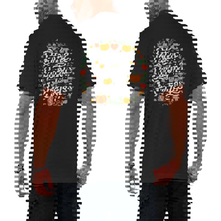 Fall Special Education Teacher Pumpkin Autumn Halloween Men&#x27;s Back Print T-Shirt