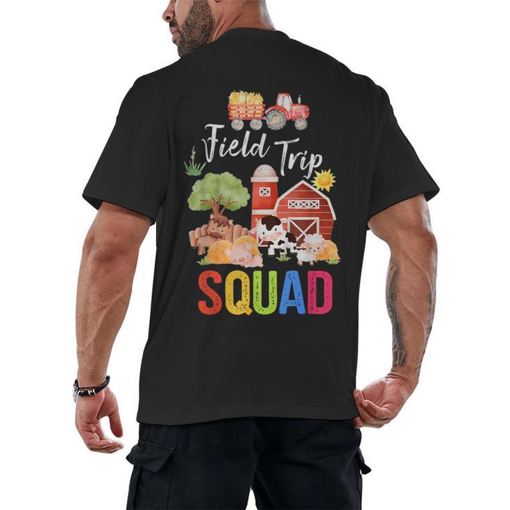 Farm Trip Field Trip Squad Farm Visit Teachers Students Men's Back Print T-Shirt