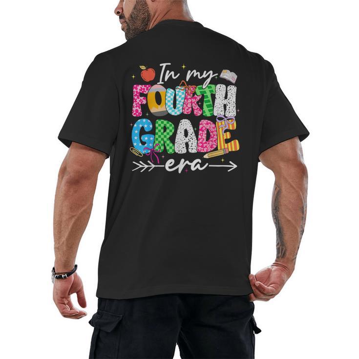 In My Fourth Grade Era 4th Grade Girl Teacher Back To School Men's Back Print T-Shirt