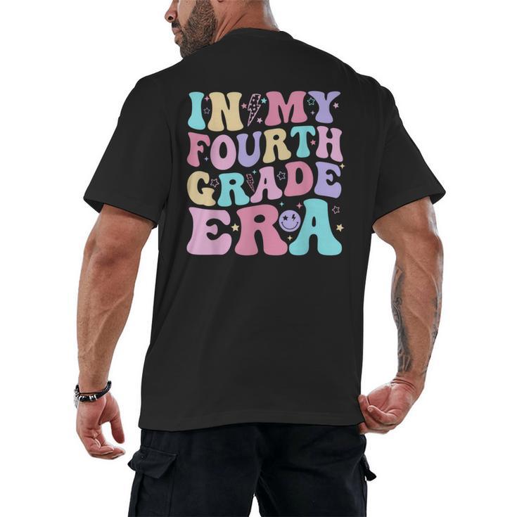 In My Fourth Grade Era Girl Back To School 4th Grade Teacher Men's Back Print T-Shirt