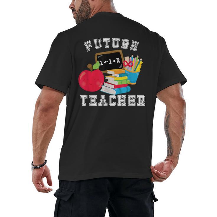 Future Teacher Costume For Adults And Kids T-Shirt Men's Back Print T-Shirt