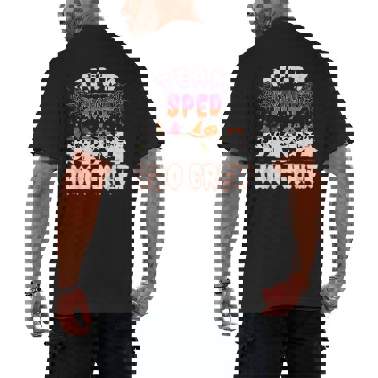 Halloween Costume Team SPED Teacher Special Education Men&#x27;s Back Print T-Shirt