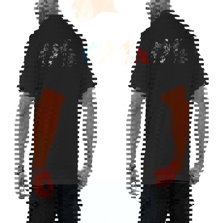 Halloween Teacher Shirts Fall Pumpkin Fall Book Shirt Men&#x27;s Back Print T-Shirt