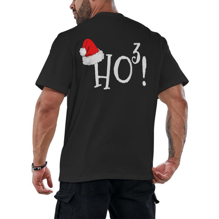 Ho Cubed Shirt Math Teacher Xmas For Men Women Kids Men's Back Print T-Shirt