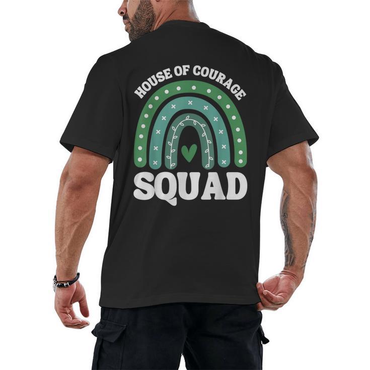 House Of Courage Squad RCA School Teacher Student Tee Men's Back Print T-Shirt
