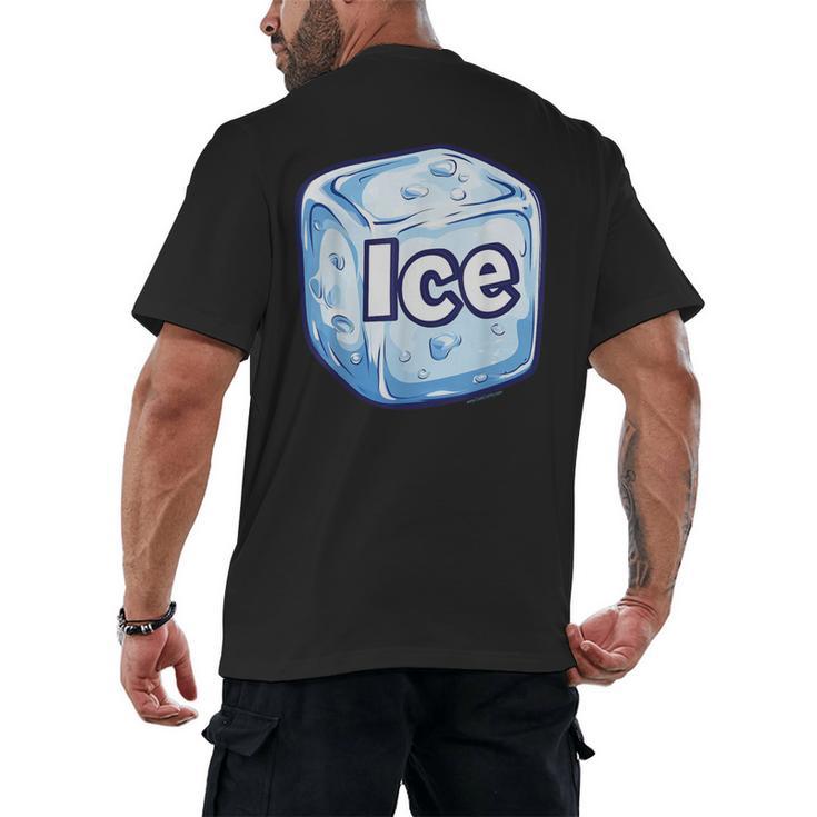Ice Halloween Pun Costume Easy Lazy Team Group Teacher Men's Back Print T-Shirt