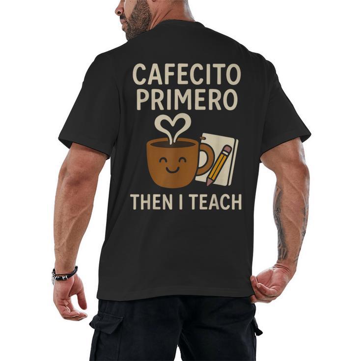 Latina Teacher Bilingual Educator Spanish Heritage Empower Men's Back Print T-Shirt