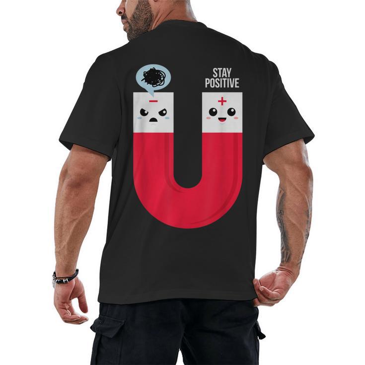 Magnet Science Pun T-Shirt For Geeks Science Teachers Men's Back Print T-Shirt