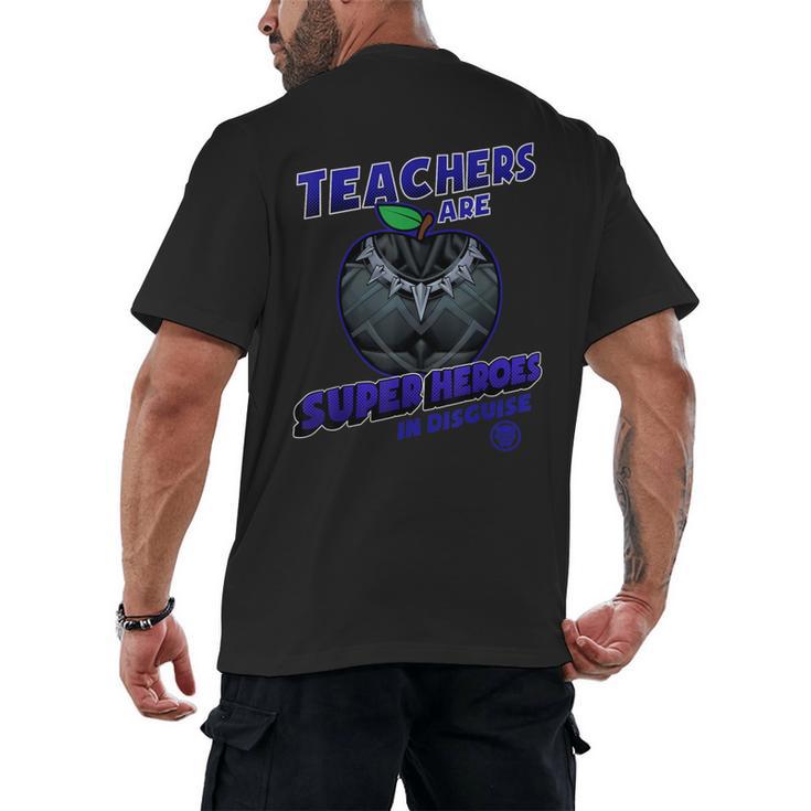 Marvel Teachers Are Super Heroes In Disguise Panther Men's Back Print T-Shirt