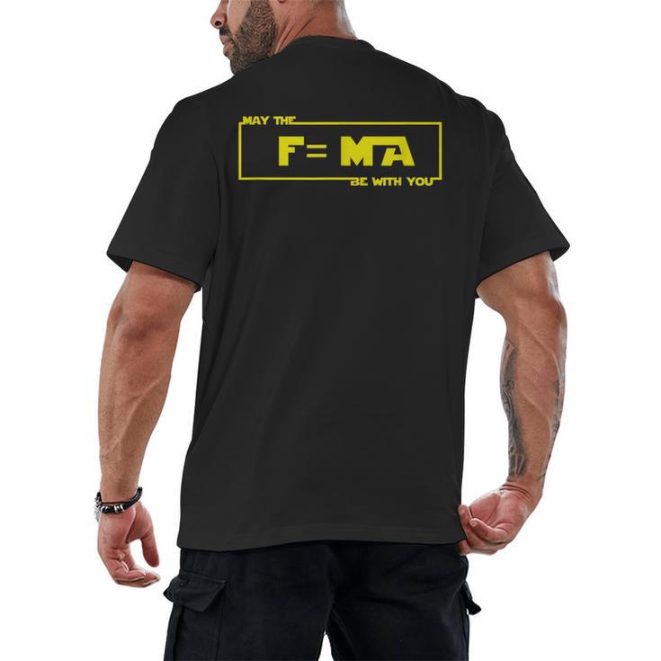 May The Fma Be With You  Science Teacher Tshirts For Men Women Men's Back Print T-Shirt