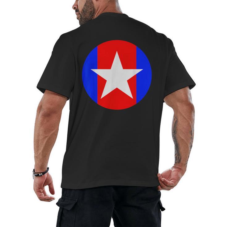 Nerdy Captain Sweatpants Retro Comic Book Fan Teacher Men's Back Print T-Shirt