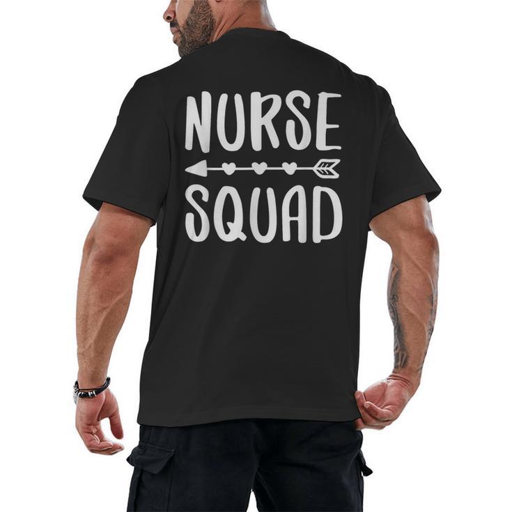 Nurse Squad Shirt Teacher Student Nursing Team For Men Women Girls Kids Men's Back Print T-Shirt