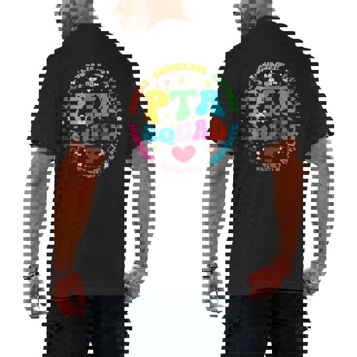 Parents Teacher Association Team Supporter PTA Squad For Men Women Girls Kids Men&#x27;s Back Print T-Shirt