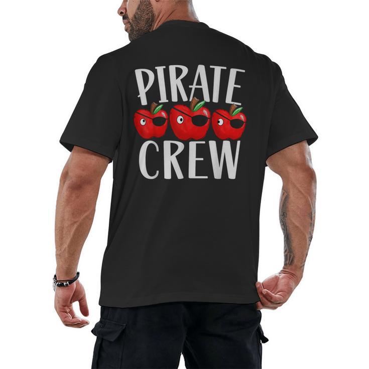 Pirate Crew Pirate Teacher Team Squad Talk Like A Pirate Day For Men Women Kids Men's Back Print T-Shirt