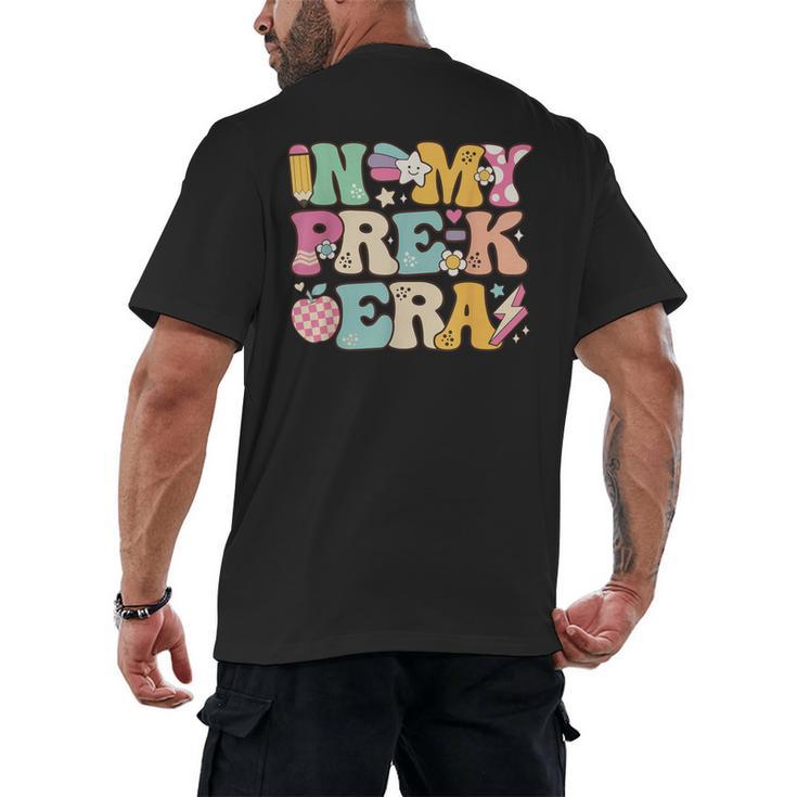 In My Pre-K Era Girl Back To School Cute PreSchool Teacher Men's Back Print T-Shirt