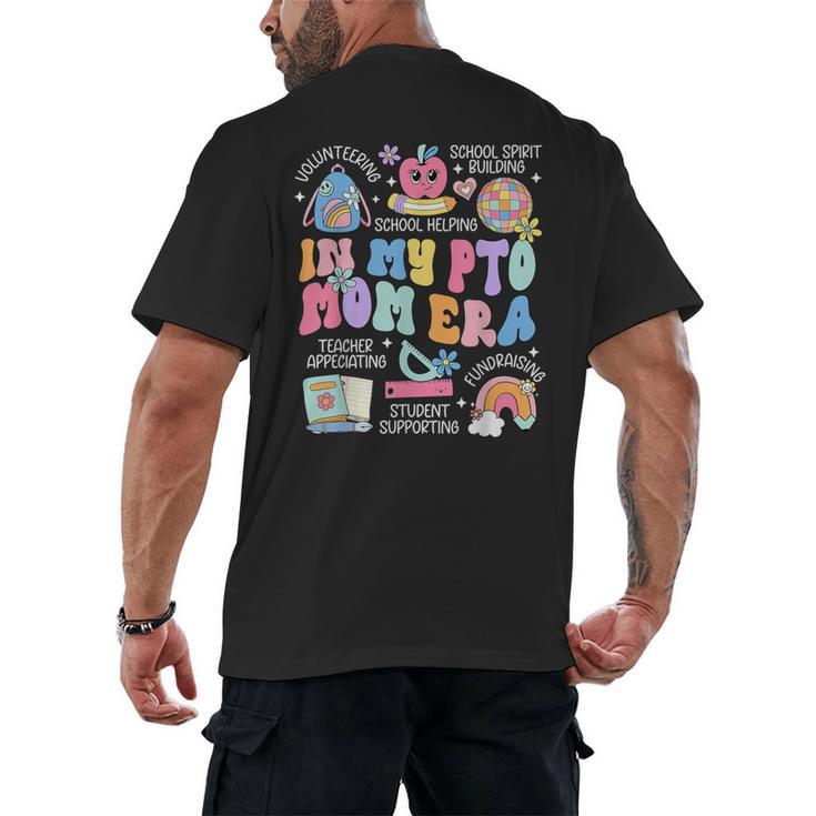 In My PTO Mom Parent Teacher Organization Back To School Men's Back Print T-Shirt