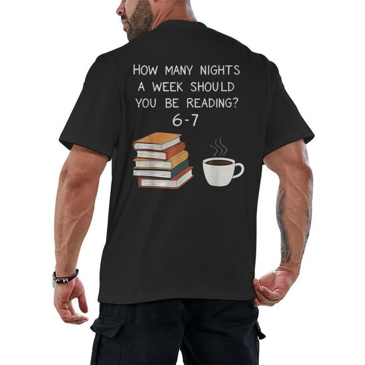 Reading 67 Six Seven Meme English Teacher Book Lover Men's Back Print T-Shirt