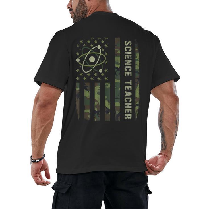 Science Teacher Camo American Flag Back To School Men's Back Print T-Shirt, trending gift Science Teacher Camo American Flag Back To School Men's Back Print T-Shirt, trending gift