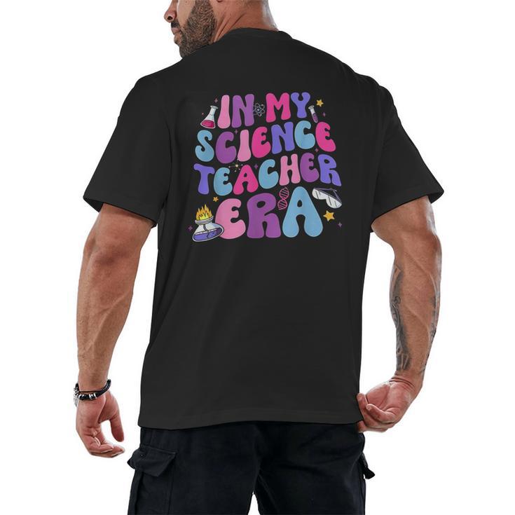 In My Science Teacher Era Teacher Men's Back Print T-Shirt