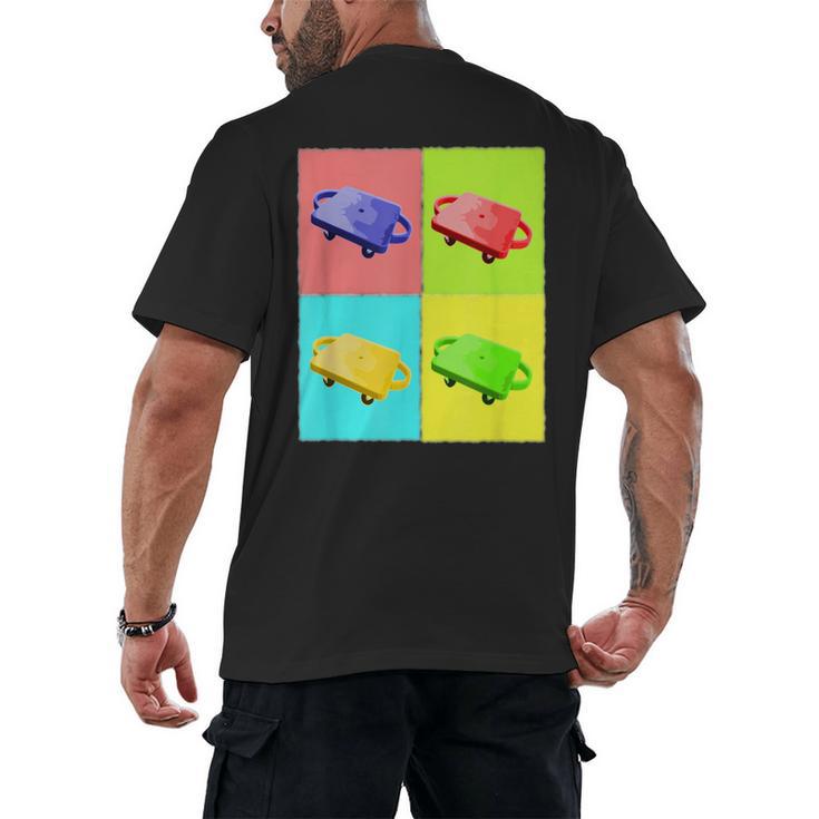 Scooter Physical Education PE Gym Teacher Men's Back Print T-Shirt