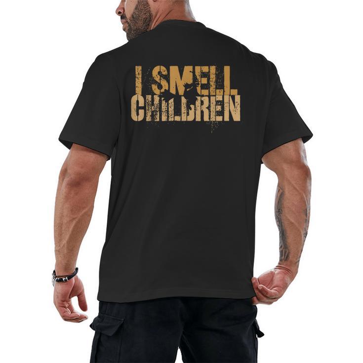 I SMELL CHILDREN Halloween Teacher Classroom I Teach Men's Back Print T-Shirt