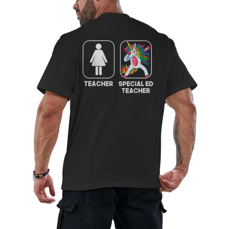 Special Ed Teacher Dabbing Unicorn Teacher Women Men's Back Print T-Shirt, trending gift Special Ed Teacher Dabbing Unicorn Teacher Women Men's Back Print T-Shirt, trending gift