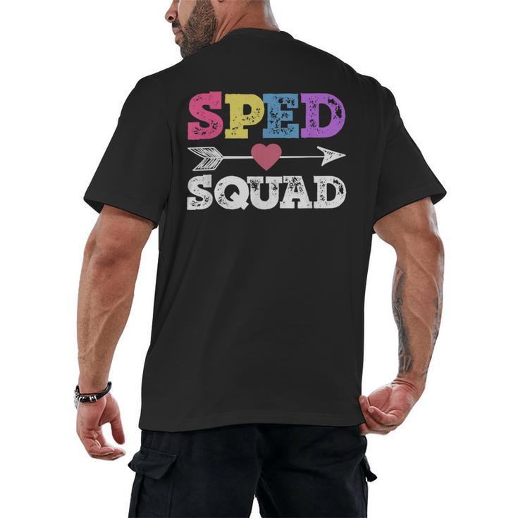 Special Education Squad Shirt SPED Squad Teacher's Day For Men Women Men's Back Print T-Shirt