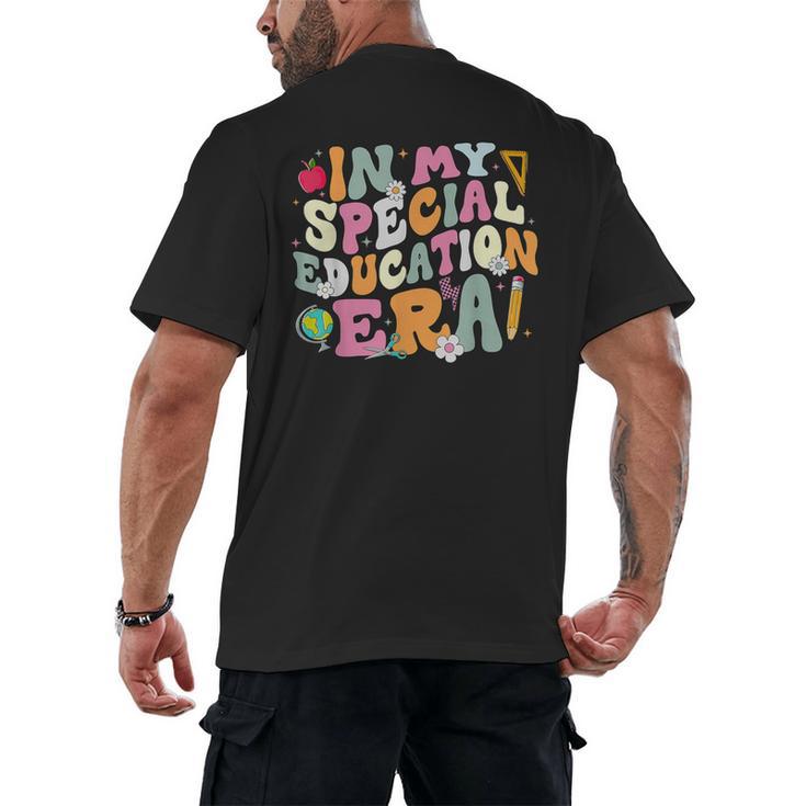 Special Education Teacher Era Inspirational SPED ABA Autism Men's Back Print T-Shirt